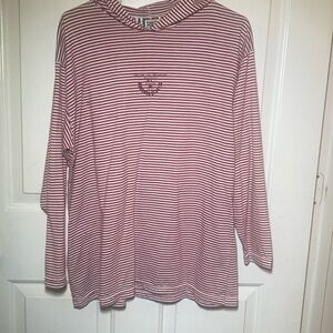 Red Striped Sweatshirt